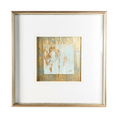Spring Showers II, une œuvre d'art originale sous verre faite à la main