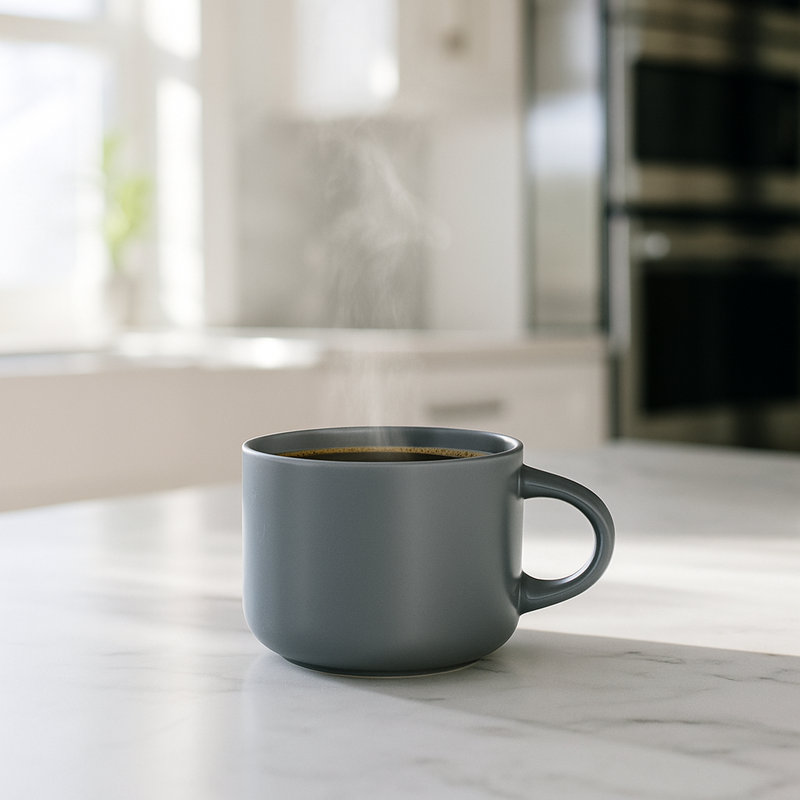 Tasse surdimensionnée 22 oz Wazee, gris