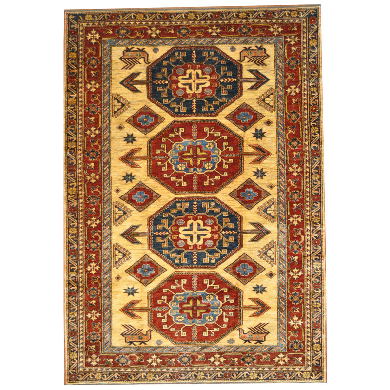 Tapis en laine noué à la main Super Kazak
