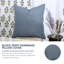 Housse de coussin fabriquée à la main de couleur unie Fab Divine, coussin décoratif moderne pour canapé et lit-109666340