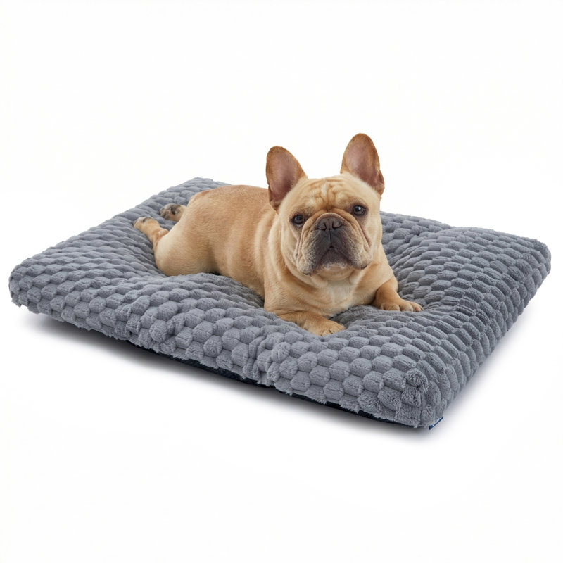 Bedsure Washable Crate Pet Bed for Large Pets, Soft Fleece Kennel Pad with Non-Slip Base for Dogs and Cats on Crate, Floor or Car 
