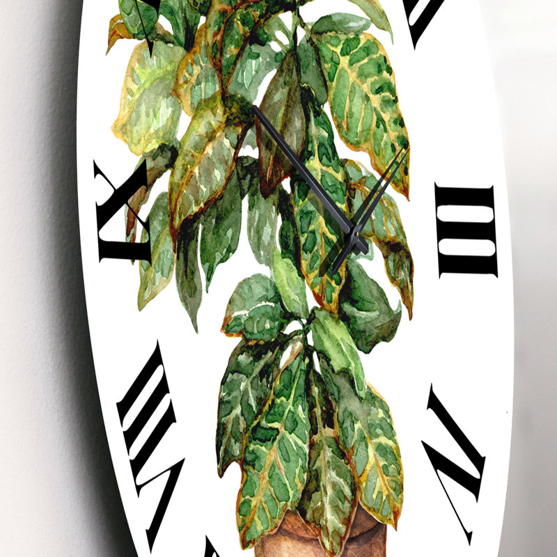 Horloge murale traditionnelle Croton In Clay, Moyen