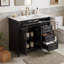 Meuble-lavabo avec lavabo et 3 tiroirs