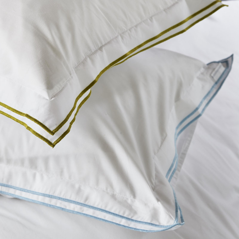 Astor Cotton Duvet Cover, Queen Duvet Cover, Charcoal/Dove