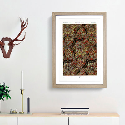 A Renaissance Pattern by Albert Racinet - Picture Frame Painting Print