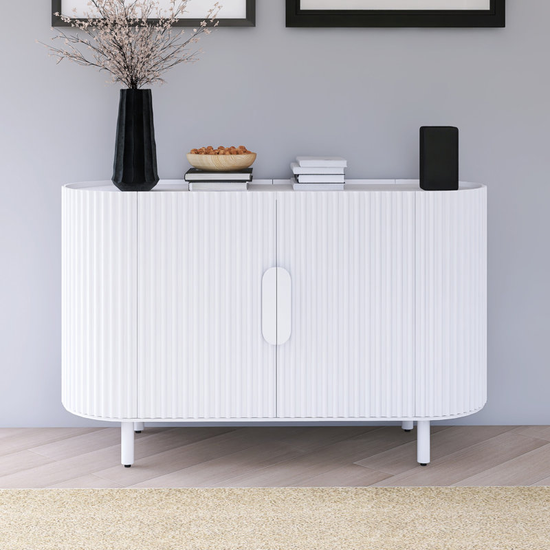 Buffet 47,80 "X 16,5" U-Style, Blanc