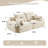 Boneless Modern Memory Compressed Sofa,2 Seater Sectional Couches For Living Room,Pet-Friendly Cloud Modular Sectional Sofa, ,Extra Deep Loveseat,No Assembly Required-393679027