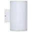 Grande applique murale 20 watts 3K / 4K / 5K CCT 1 lumière à installation vers le haut ou vers le bas finition blanche 120-277 Volt-133430622-133430623-133430624