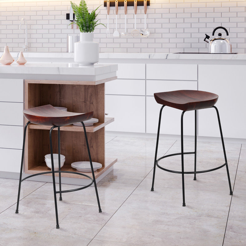 Tabouret de bar / comptoir brun Diya