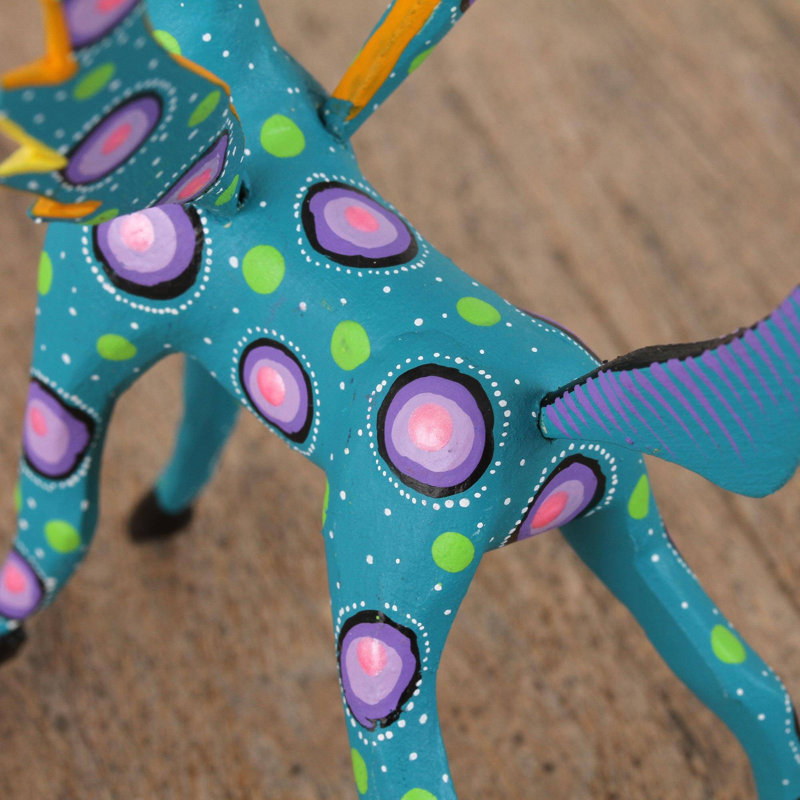 Sculpture alebrije de chanson à oreilles Aled
