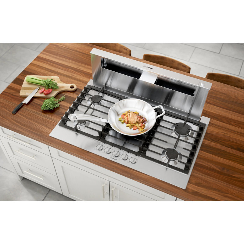 800 Series,36' Gas Cooktop,5 Burner,SS