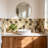 Geo 2 in. x 2 in. Textured Glass Straight Edge Brick Mosaic Wall & Pool Tile