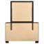Commode 6 tiroirs avec miroir Vicdan cacao foncé Vicdan-116447397
