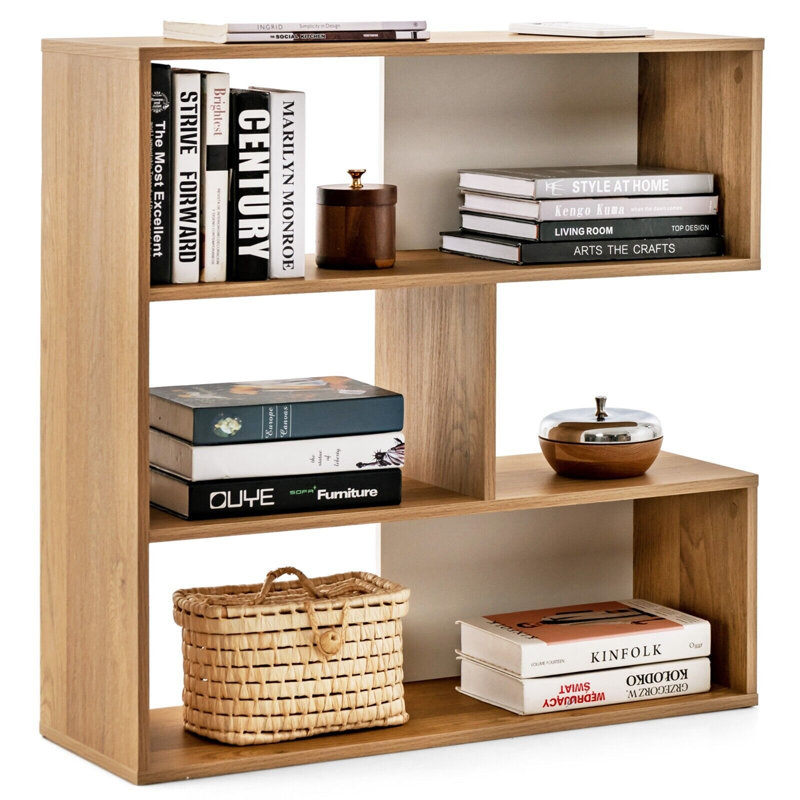 Abigayl 84 cm H x 84 cm W Geometric Bookcase