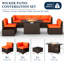 Ensemble de conversation modulaire en osier 6 personnes avec coussins Treyshun-87868581-99277889