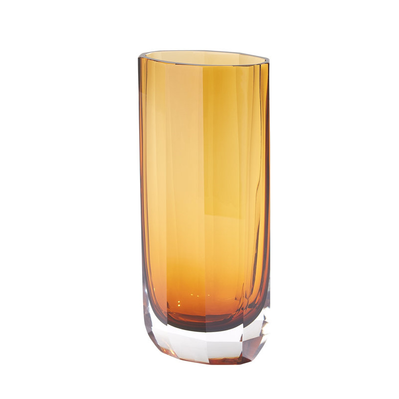 Jewel Vase-Tall, Yellow