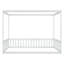 Lit à baldaquin élégant avec balustrades de sécurité-1275728237