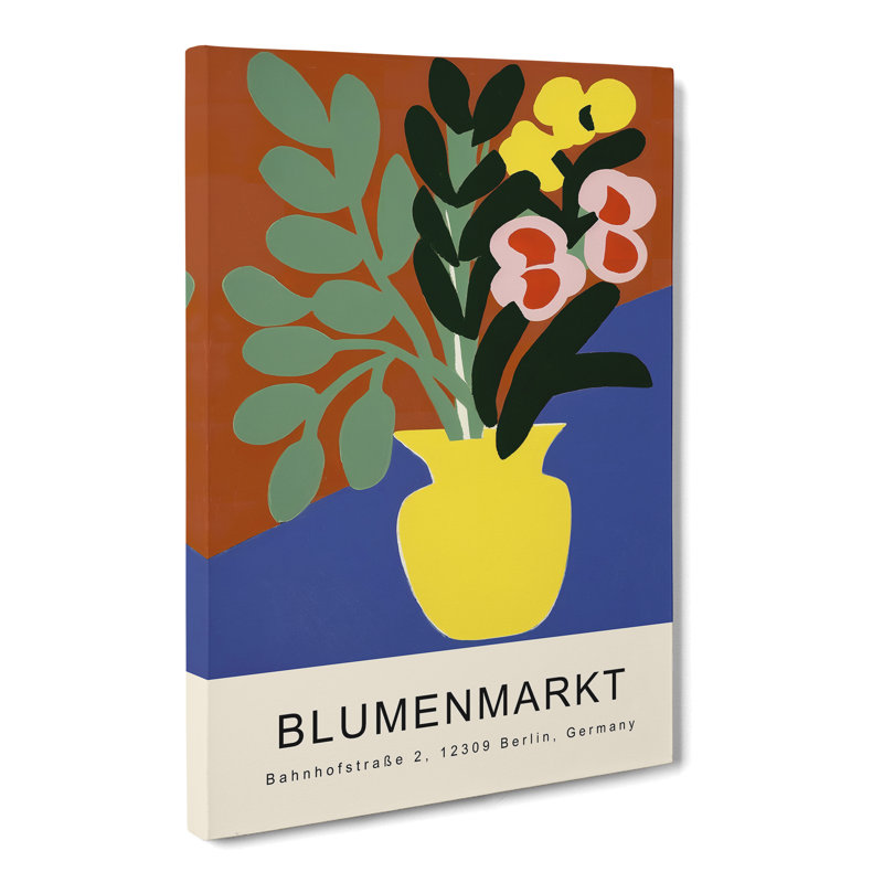 XMKTMKT-124 Berlin Flower Market Exhibition No.4 - Wrapped Canvas Print