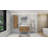 Carnetta Wall Mounted Single Vanity Bathroom Vanity With Top-1416163433