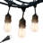 Pro 7-Light 24 ft. Outdoor Plug-In LED 2-Watt S14 2700K Soft White Bulb String Lights