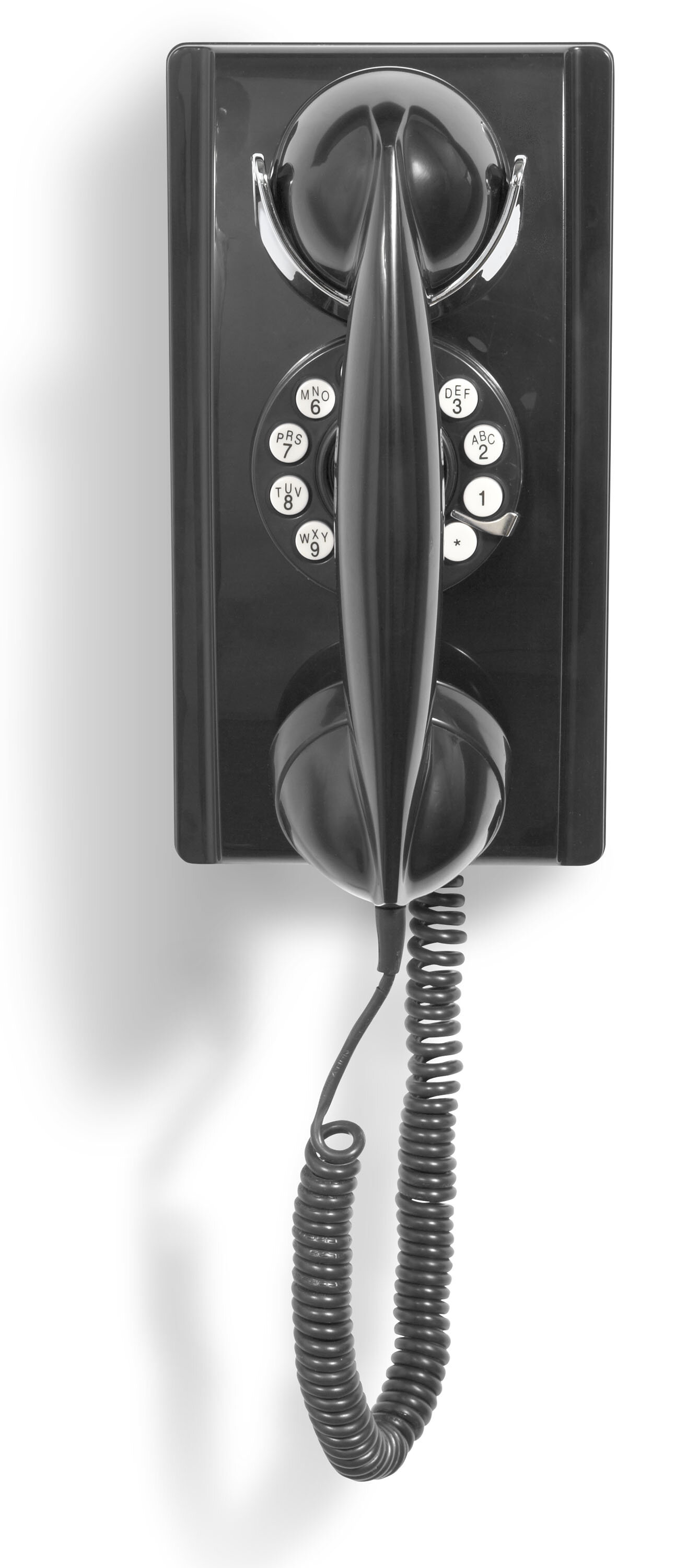 Wall Mounted Rotary Dial Corded Telephone