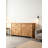 Vintage Style Distressed Old Elm Wood Sideboard for Kitchen & Dining Room
