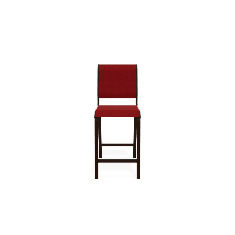 Tabouret de bar 26 po Holna, Rouge 1D Sunbrella®, Kona texturé