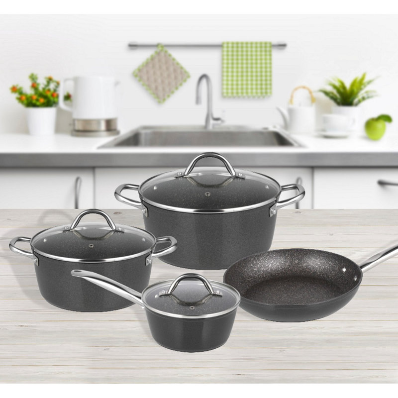 Whiteville 7 - Piece Non-Stick Aluminum Cookware Set