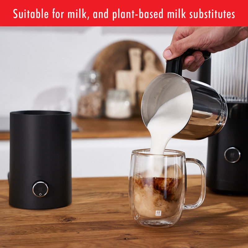ZWILLING Enfinigy Milk Frother, Black Matte