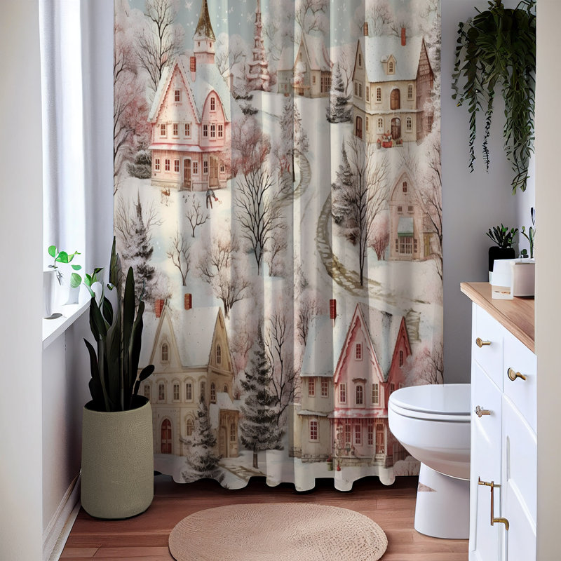 Shower Curtain, 72" H x 70" W