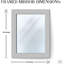 Miroir d'appoint Cima Crackle-1975766529