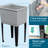 17.75'' L x 23.25'' W Freestanding Laundry Sink with Faucet-57885605-57885607