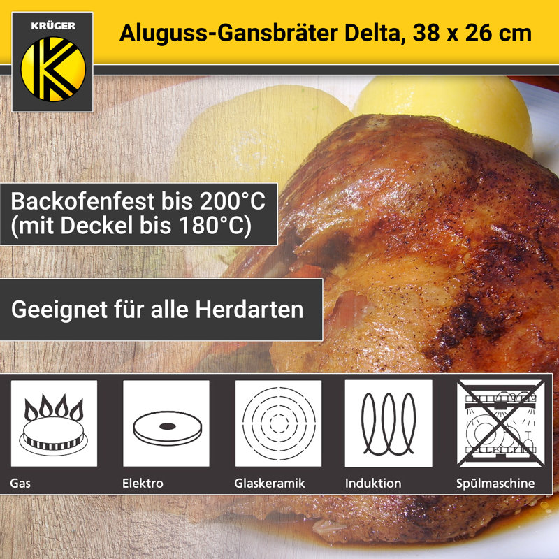 38Cm X 26Cm Non-Stick Roaster