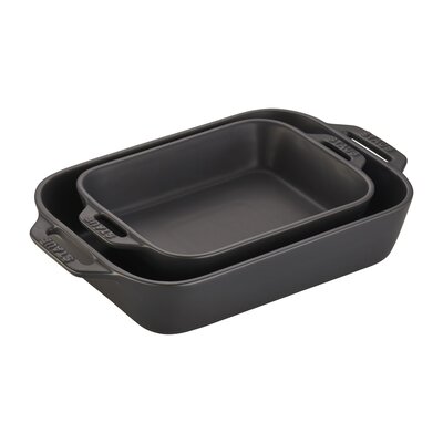 Staub Ceramic 2-piece Rectangular Baking Dish Set -  40508-084