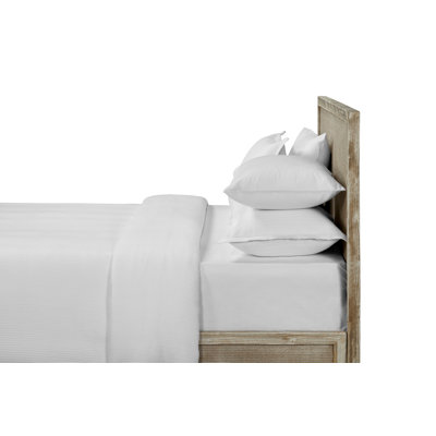 Housse de couette double blanche 100% coton