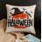 Happy Halloween Pumpkin Witch Throw Pillow