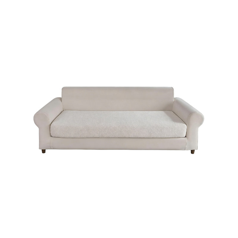 Polyester Box Cushion Sofa Slipcover
