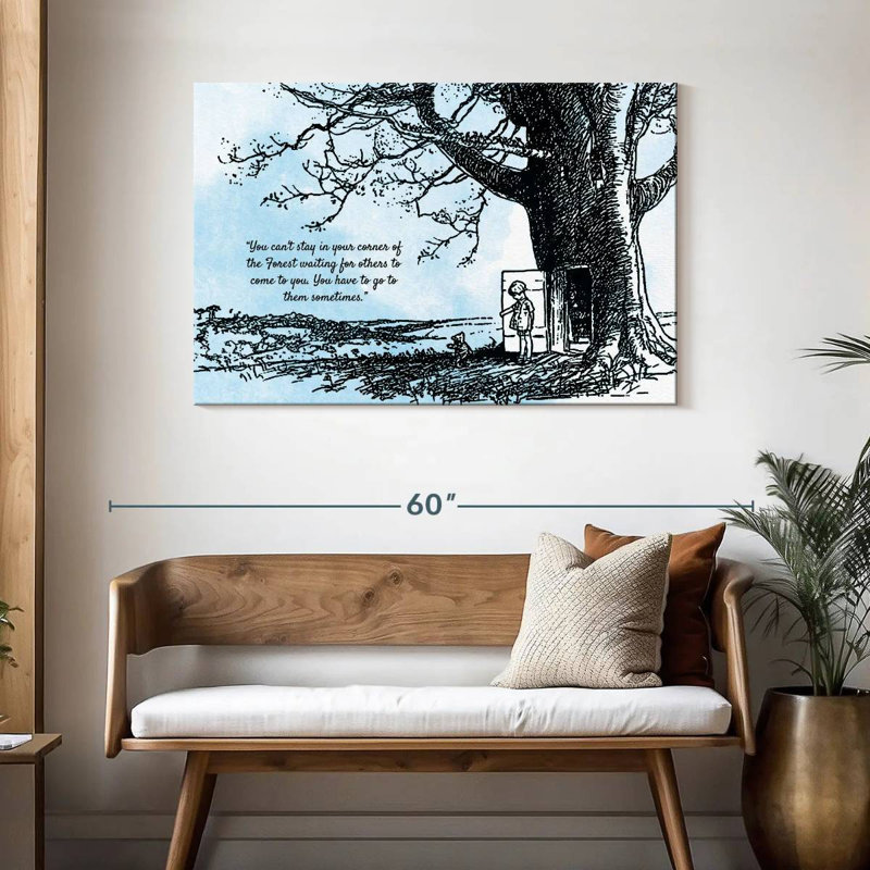 Citation de Ashie Winnie The Pooh, H 30 po x l 45 po
