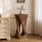 Outdoor Side Table, Twist Shape End Table, Accent Table For Indoor, Outdoor-727196210-734686491