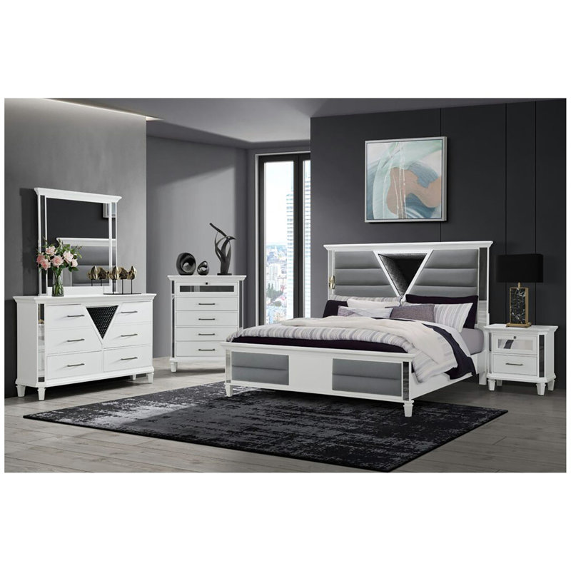 MUHAN WHITE NIGHTSTAND