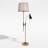 Cascade Wicker Drum Shade Floor Lamp