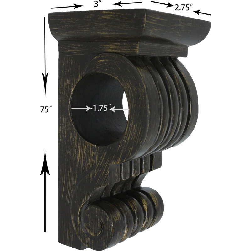 Adalgis Resin Drapery Sconce, Bronze