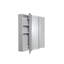915mm W 762mm H Surface Frameless Medicine Cabinet Mirror 2 Adjustable