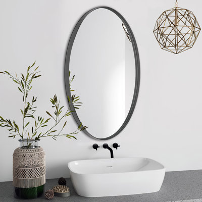 Miroir de salle de bain noir