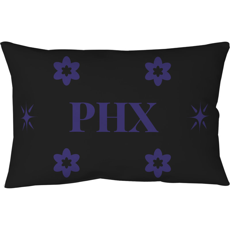 Oreiller en coton sergé Phoenix Basketball Colors 20 po x 14 po