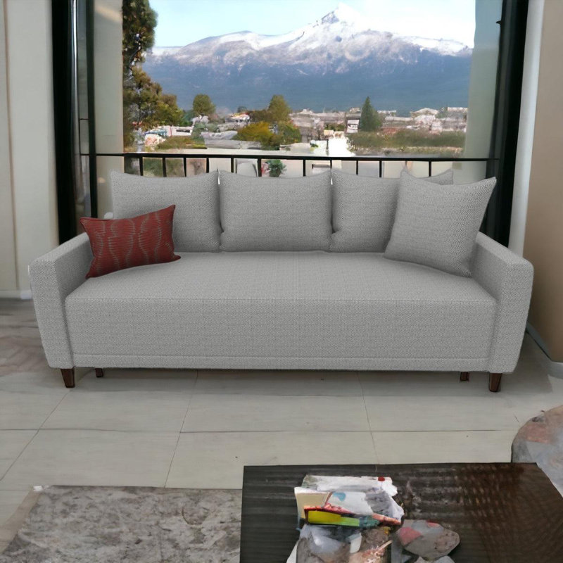 Selena Gray Sofa Sleeper With Storage
