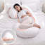 Coussin en C avec housse en coton