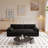 Multi-Functional Velvet Loveseat Bed-1203352674