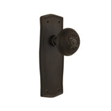 Prairie Plate with Egg & Dart Door Knob