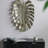 24.8X17.3X2" Gold Monstera Leaf Wall Décor-65093635